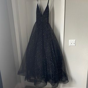 Windsor Prom Dress, new with tags. Black with iridescent sparkles!